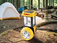 Potovalna aku. 2400mAh solarna LED luč za kampiranje USB