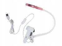 id-1005 Gibljiva 24 LED kozmetična namizna svetilka USB sponka