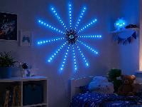 USB LED RGB pametna samolepilna ognjemetna stenska svetilka APP daljinec 111cm