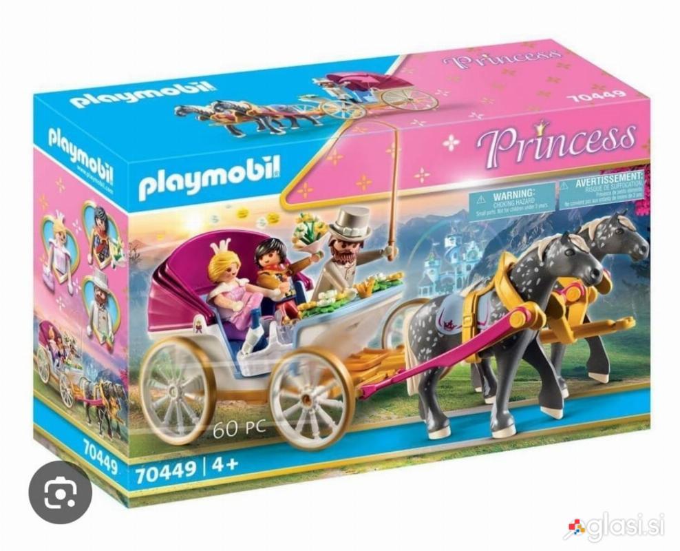 Playmobill xxl grad princesa in kočija