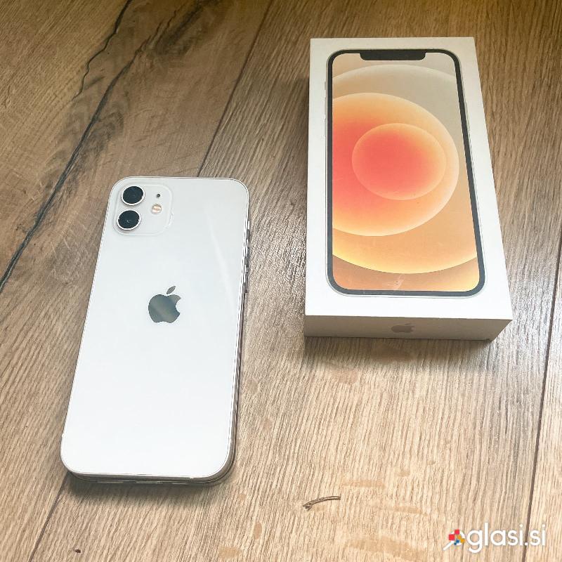 ODLIČNO ohranjen iPhone 12 white 64GB