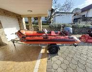 Gumenjak Quicksilver 380HD s prikolico