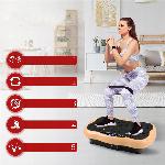 LCD fitnes platforma za vibracijsko vadbo z dodatki do 150kg zlata