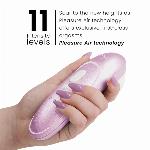 KLITORALNI STIMULATOR Womanizer Pro Lila - vodoodporen, vakuumski