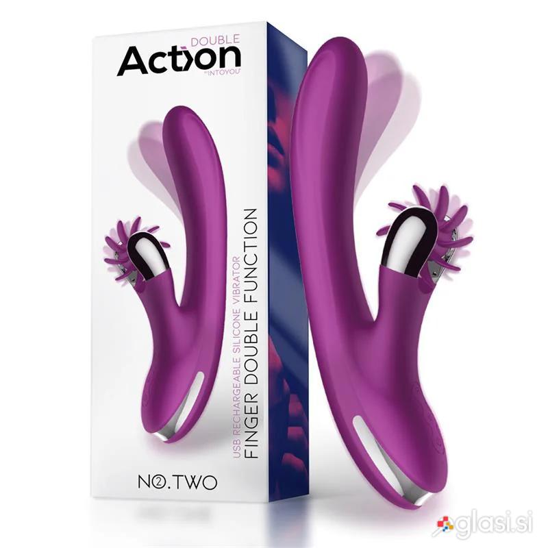 VIBRATOR Action No.Two Finger With Rotating Wheel
