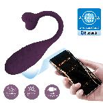 VIBRACIJSKI JAJČEK Pretty Love Fisherman App Purple