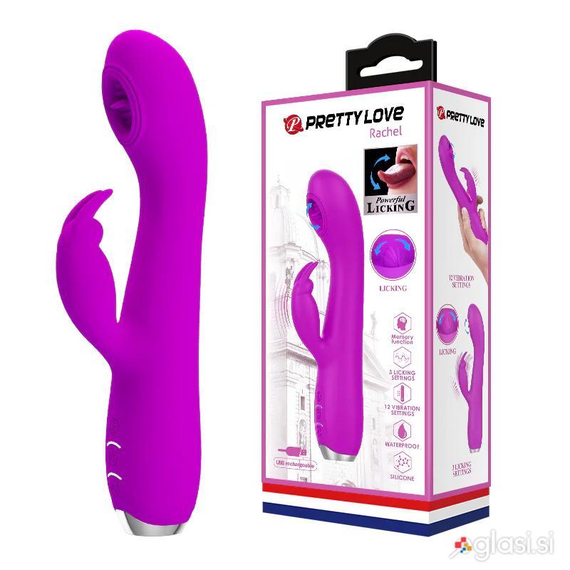 VIBRATOR RABBIT Pretty Love Rachel Purple
