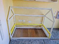 Otroška Postelja Hiška 160x80 H130 z vzmetnico MebloJogi