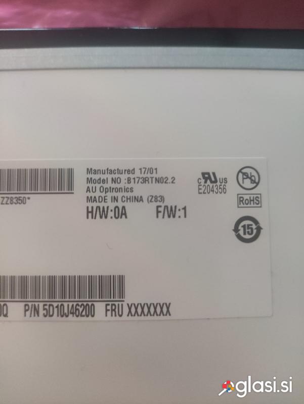 LCD ekran slim 17.3 inc z usesi fhd in hd+