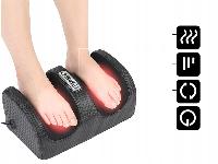 id-449 24W električni shiatsu masažer nog s gretjem črn