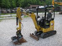 Mini bager Caterpillar 301.7CR POWERTILLT 2 žlice 447 delovnih ur