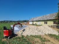 Mini bager diesel 1.2t - minibager goseničar - lomljiva roka