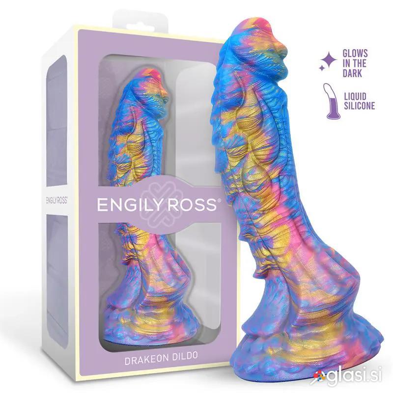 DILDO Dildox Drakeon Liquid Silicone 18 cm
