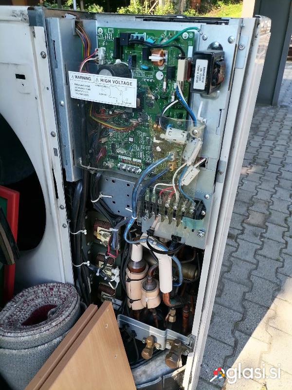 11 Kw Mitsubishi toplotna črpalka, v okvari samo zunanja enota
