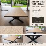 Jedilna miza 240cm x 110cm odlicna ugodno 350€