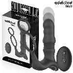 STIMULATOR PROSTATE Z EREKCIJSKIM OBROČKOM Addicted Toys Up&Down - analni vibrat