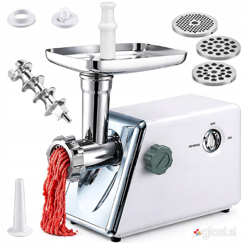 id-2694 600W električni mlinček za mleto meso in klobase set nastavkov