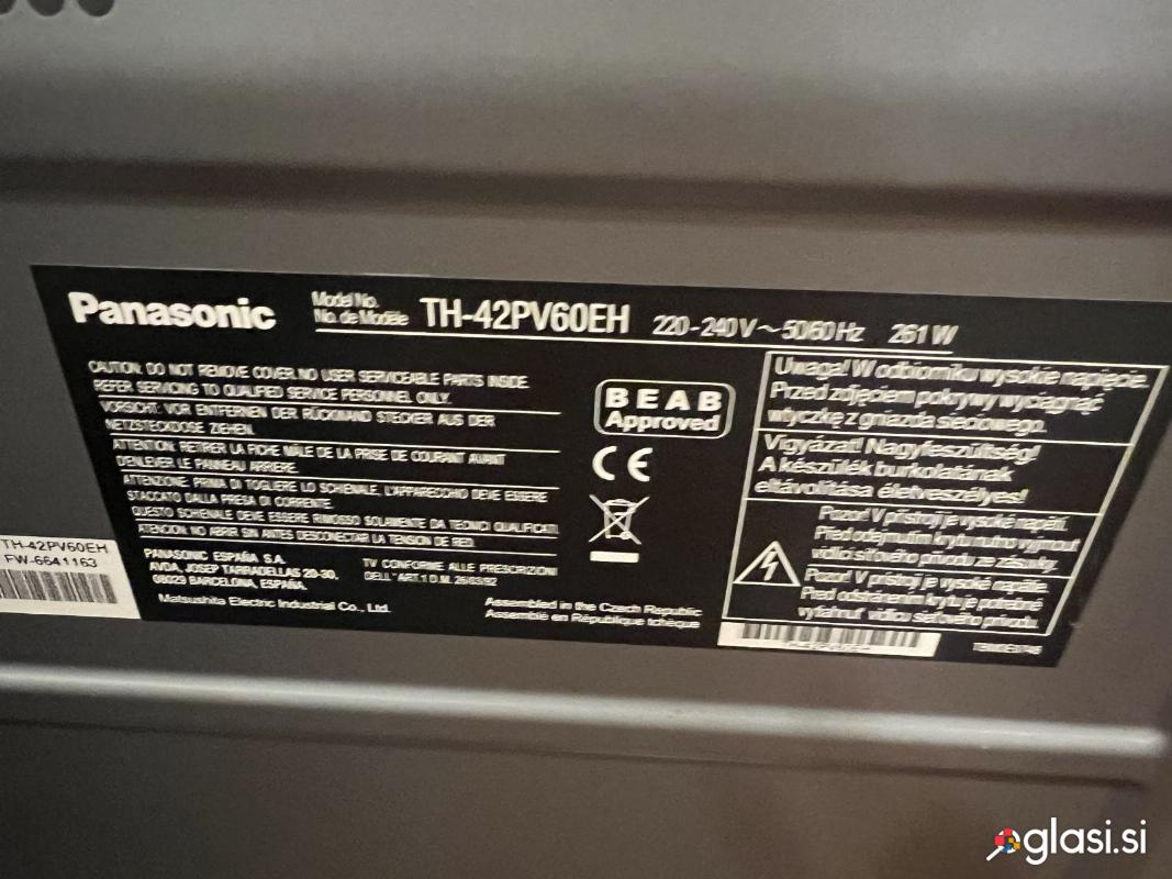 TV Plazma Panasonic 42 inch-TH-42PV60EH