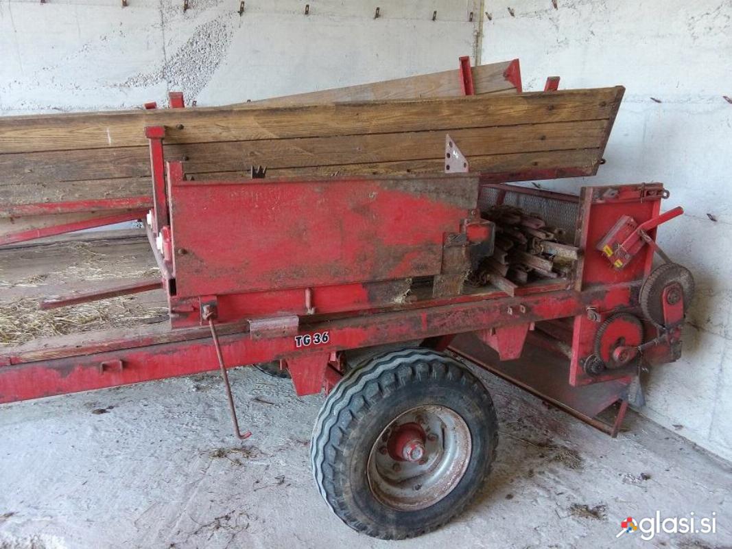 Trosilnik gnoja TG36 po delih