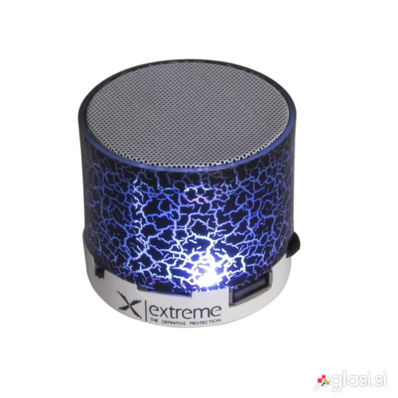 Akumulatorski 300mAh bluetooth 3.0 z FM radiem SD USB LED RGB