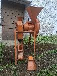 Električni mlin za mletje koruze / šrotar (oranžen)