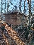 Skeletna lesena hiška 4x6m