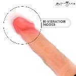 VIBRATOR Mr Intense Jean - realističen vibracijski penis, segrevanje, gor in dol