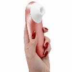 KLITORALNI STIMULATOR Womanizer Pro Burgundy - vodoodporen, vakuumski