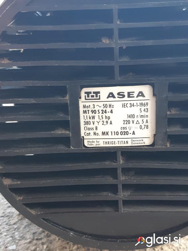 Elektromotor ASEA 1,1 kW, 3fazni