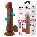 VIBRACIJSKI PENIS Baile Beautiful Abel Brown 21 cm