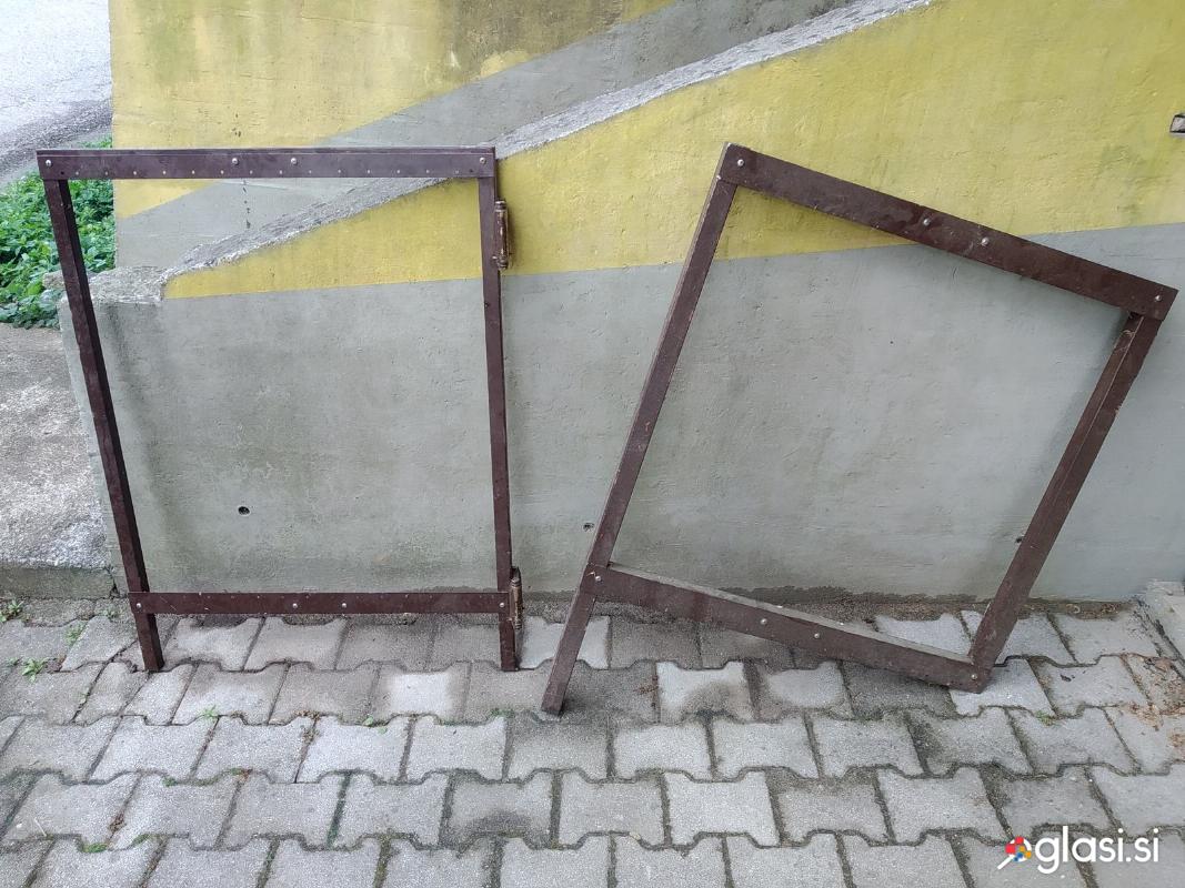 Kovinski ovir vrat za vrt