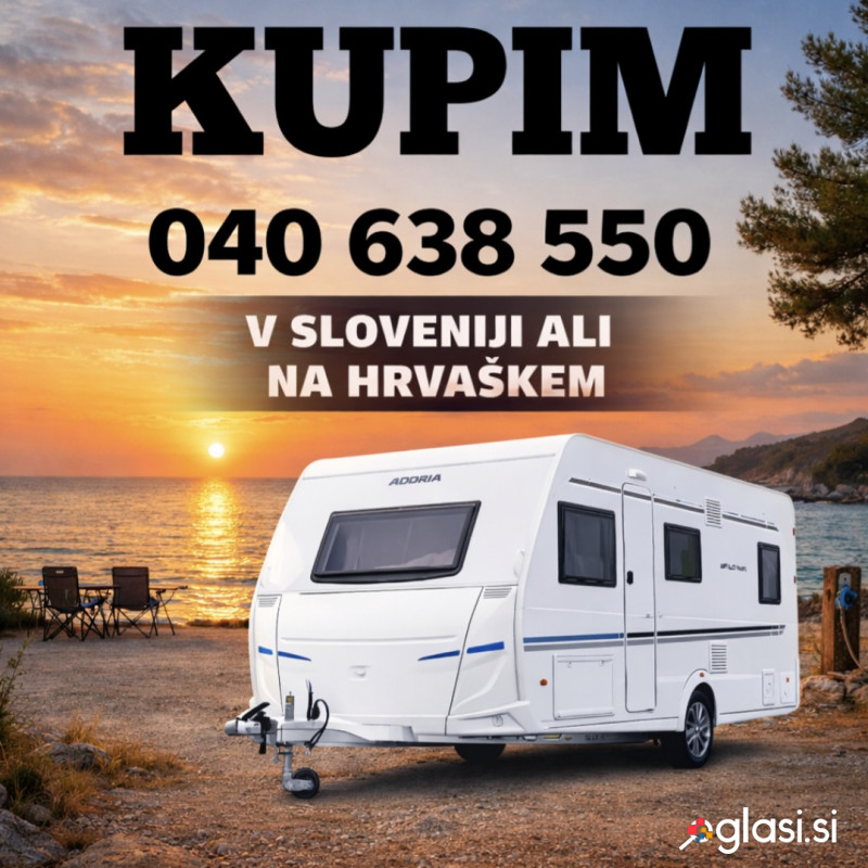 ADRIA, HOBBY, KNAUS, TEC, LMC, HYMER,...KUPIM