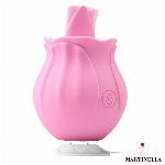 KLITORALNI STIMULATOR Martinella Rose With Licking Tongue - vibrator z jezičkom,
