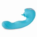 VIBRATOR Zenn Rotating & Licking Pleasure Toy - rotacije, lizanje, G točka, klit