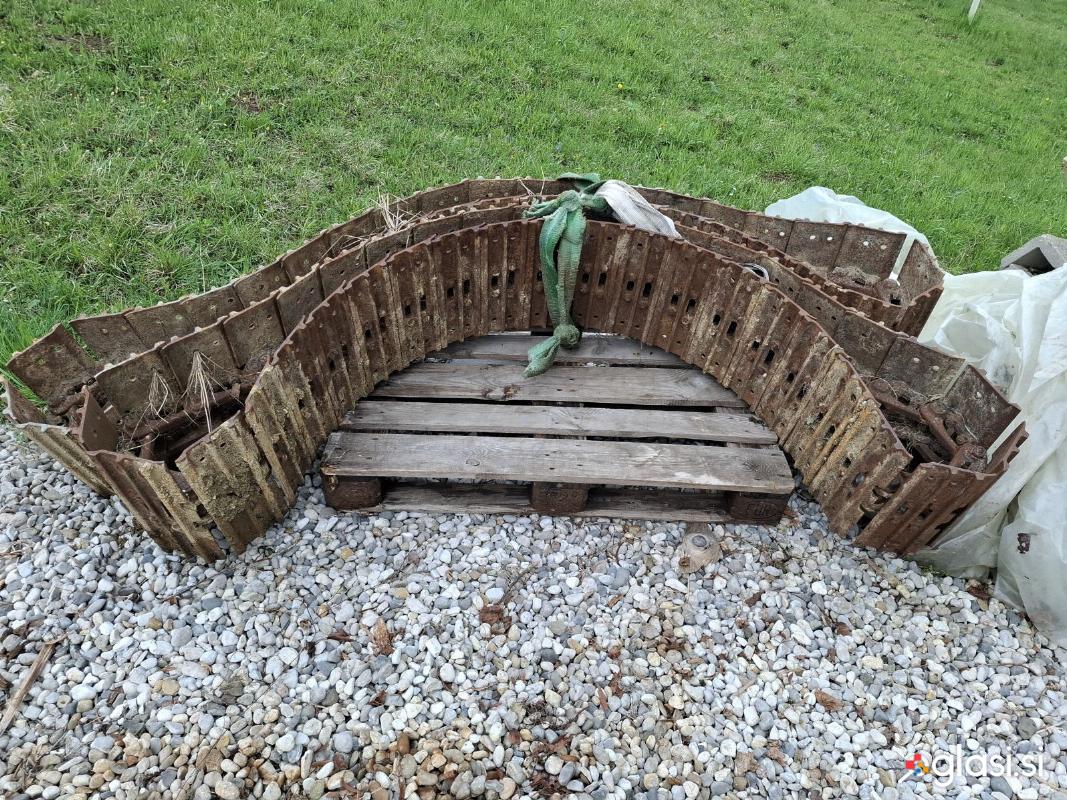 Prodam železne gosenice
