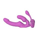 STRAP-ON Teazers Strapless With Anal Plug Pink