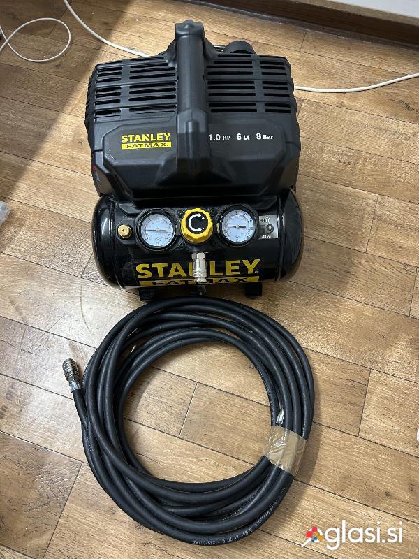 Kompresor Stanley in cev, malo rabljen