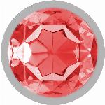 ANALNI ČEP Intense Metal With Red Crystal (S)