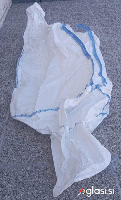 BIG BAG VREČE 100 × 100 × 150 cm  RABLJENE 1×  UGODNO