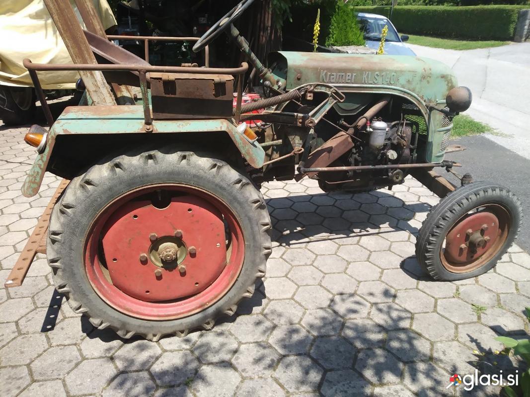 Traktor KRAMER KLS 140, kompleten, delujoči, prodam