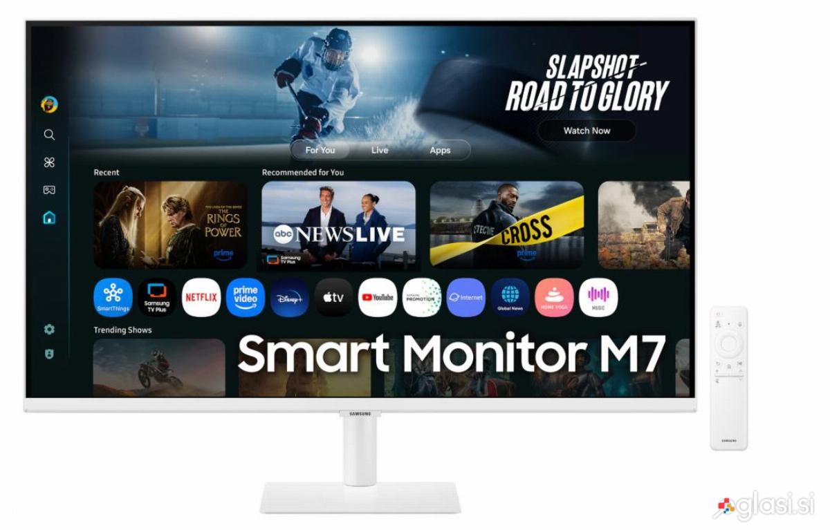 Monitor Samsung Smart M7 M70F monitor, 81,28cm (32), VA, 4K, Wi-Fi