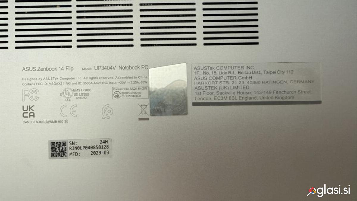 ASUS Zenbook 14 Flip OLED (UP3404)
