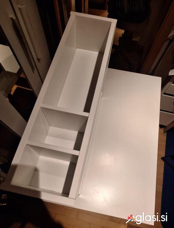 PISALNA MIZA IKEA bela