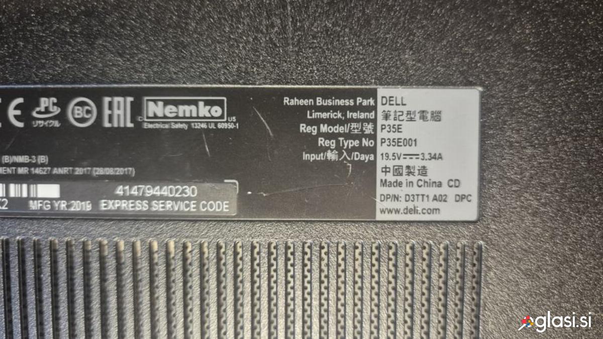Prenosnik DELL Inspiron P35E 5770, 17,3FHD