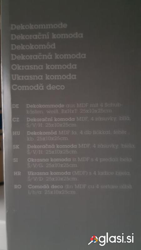 Mini omarica/predalnik za nakit itd.