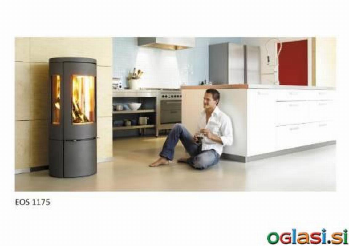 Vrhunski kamin na drva Jydepejsen, model EOS