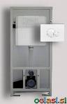 Samostoječi vgradni WC element SANIT 995 N s tipko S 706 sijaj krom ter nosilci