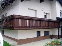 Balkonska ograja - Mizarstvo Rener