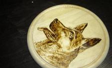 Slika na lesu - ovčar, unikat