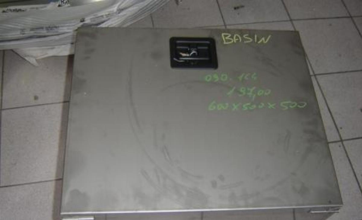 Kaseta za orodje, inox, 600 x 500 x 500 mm